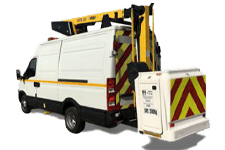 Minibus Hire Ipswich - 12.5M Cherry Picker 3.5T - Van hire Ipswich